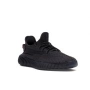  ADIDAS YEEZY 350 V2 BOOST STATIC BLACK REFLECTIVE SNEAKERS