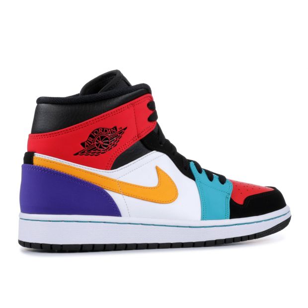 Cheap AIR JORDAN 1 MID "MULTI-COLOR"