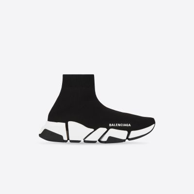 Cheap Balenciaga Speed 2.0 Sneaker In Black White