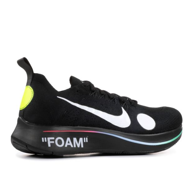 Cheap OFF WHITE Nike Zoom Fly Mercurial FK/OW Black for Sale